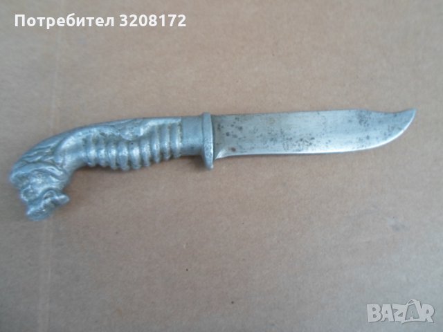 Старинен боен,окопен нож от 1Световна Война, снимка 1 - Антикварни и старинни предмети - 35114959