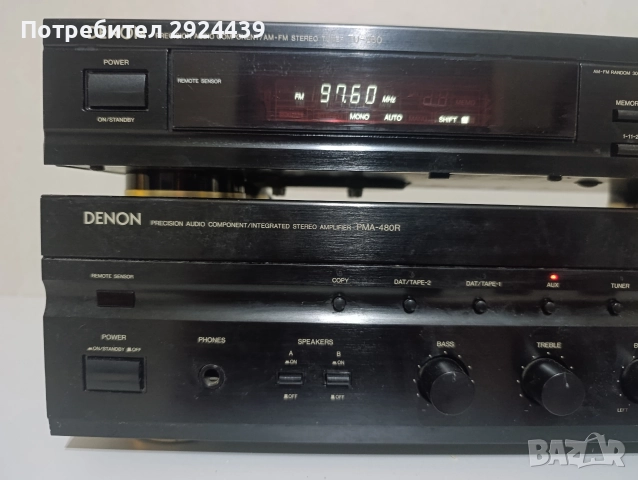 DENON PMA-480 R и DENON TU-280, снимка 5 - Ресийвъри, усилватели, смесителни пултове - 52618633