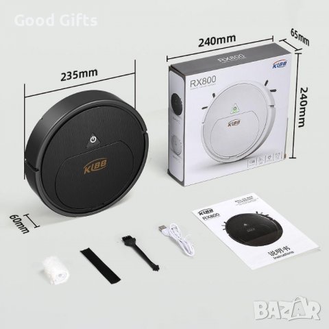 Мини прахосмукачка робот – RX800, снимка 3 - Прахосмукачки - 38118356