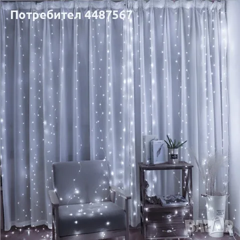 Коледни лампички с 300Led лампи, снимка 3 - Друга електроника - 56253423