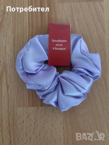 Ластиче от лилав сатен от DoppelHerz