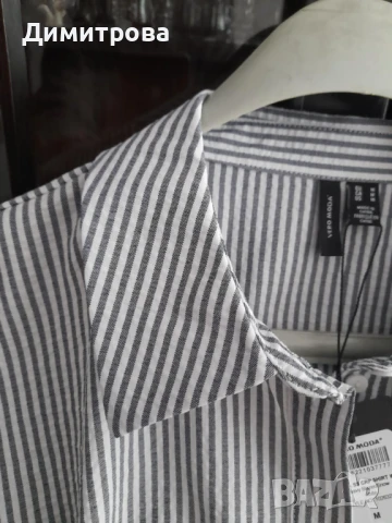 Нова дамска риза VERO MODA размер М, с етикет, снимка 5 - Ризи - 50986249