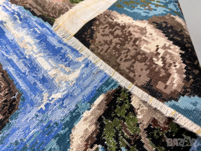 Ушит Гоблен "Водната фея"-52см х 34 см, снимка 11 - Гоблени - 54056297