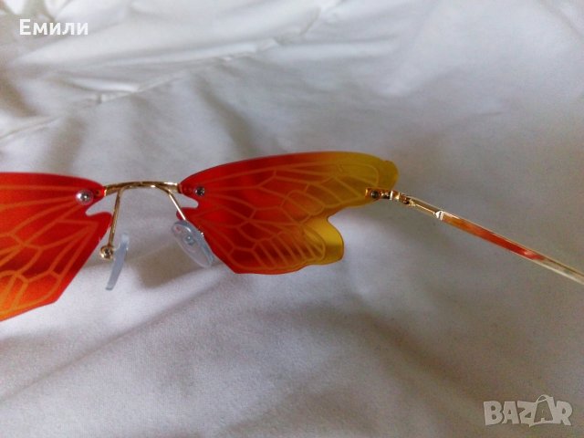 Слънчеви очила криле на пеперуда с градиент ефект, снимка 7 - Слънчеви и диоптрични очила - 35108263