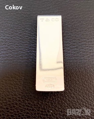 Tiffany & Co Sterling Silver 1837 Mony Clip, снимка 1 - Други - 42200596