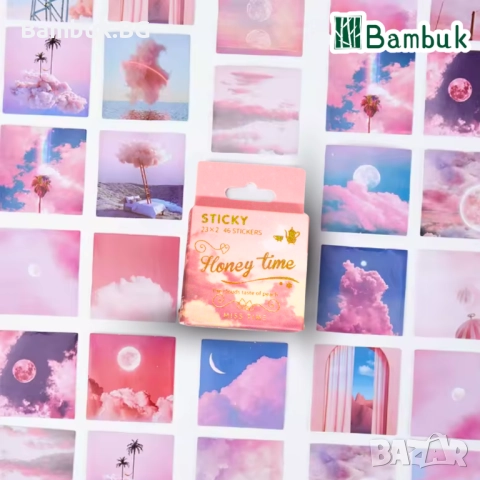 Стикери „Honey Time“, снимка 2 - Ученически пособия, канцеларски материали - 52618186
