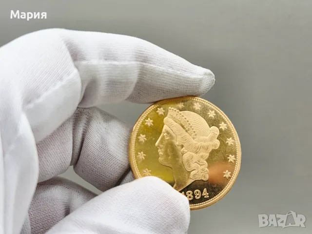 20 Американски долара 1849г Liberty Head double eagle, снимка 2 - Нумизматика и бонистика - 56117063