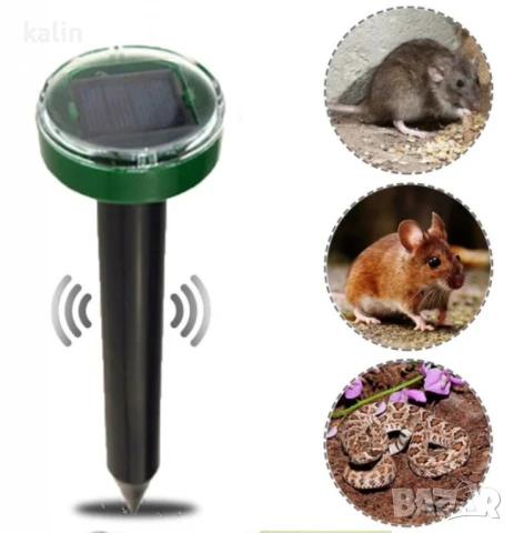 Соларен уред против къртици сляпо куче гризачи, мишки и плъхове, горски животни, снимка 7 - Друга електроника - 50648339