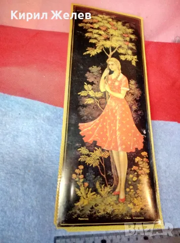 СТАРА РУСКА РОМАНТИЧНА РИСУНКА ПРИНТ от СССР ПЕРИОДА МНОГО КРАСИВА За ДЕКОРАЦИЯ КОЛЕКЦИЯ 47607