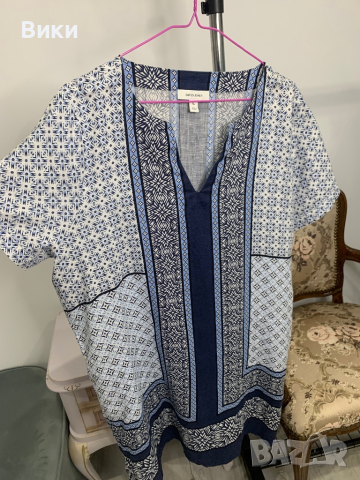 Туника/рокля в размер 16, подходяща за L-XL, снимка 10 - Рокли - 44653971