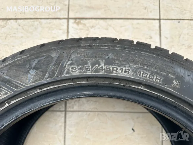 Гума зимна гуми  245/45/18” GOODYEAR UltraGrip, снимка 6 - Гуми и джанти - 49806281