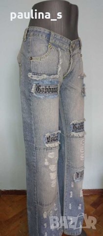 Два различни броя / Дизайнерски дънки "Dolce & Gabbana" / 40EU / 30 - 31, снимка 6 - Дънки - 29633512