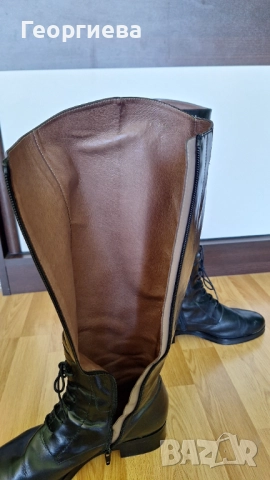 Изключителна естествена кожа, снимка 4 - Дамски ботуши - 52104227