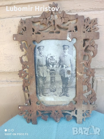 Стара картина военна тематика, снимка 2 - Картини - 53186395