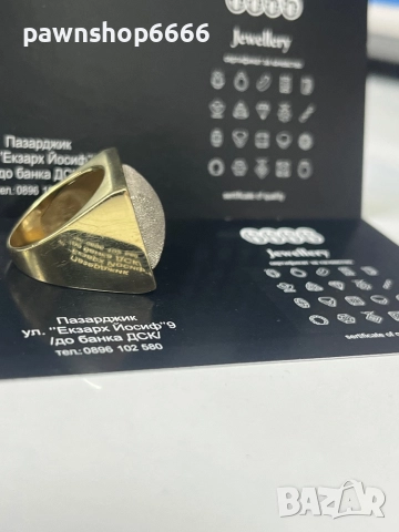 Златен пръстен 14К , снимка 7 - Пръстени - 51809178