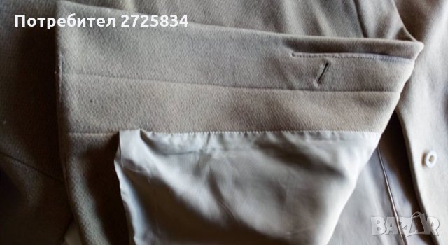 Палто, беж, вълна и кашмир, М, снимка 5 - Палта, манта - 31029389