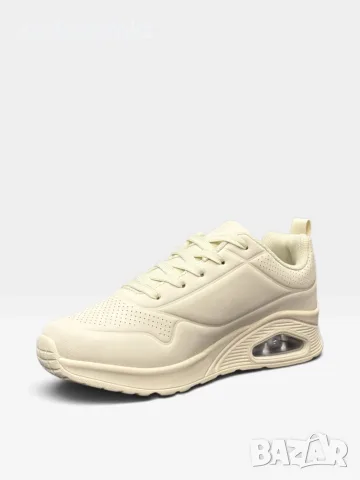 Олекотени дамски бежови маратонки D9157-8 beige, снимка 2 - Маратонки - 55901149