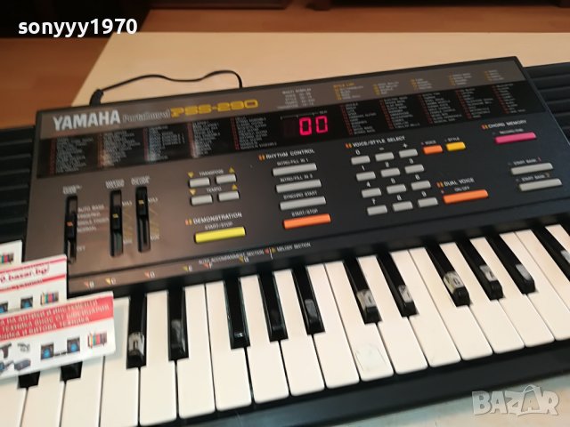 YAMAHA PSS-290-MADE IN JAPAN-ВНОС SWISS 1610221454L, снимка 3 - Синтезатори - 38346707