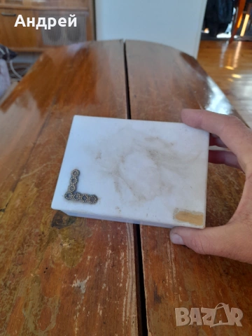 Стара мраморна кутия за бижута #2, снимка 3 - Други ценни предмети - 53976625