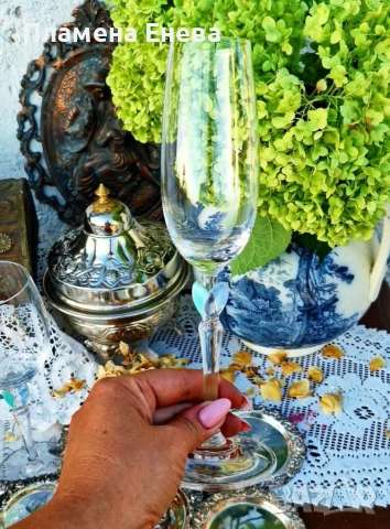 Кристален комплект чаши за двама – NACHTMANN ⚜️🥂, снимка 5 - Чаши - 53173319