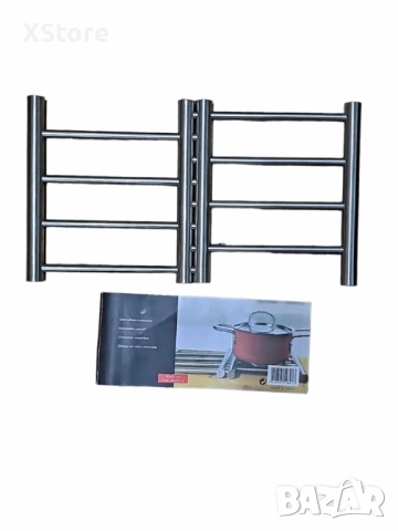 Разтегателна поставка за горещи съдове от ИНОКС, 22X20 см, разтягаща се до 37 см, снимка 7 - Други стоки за дома - 52517375