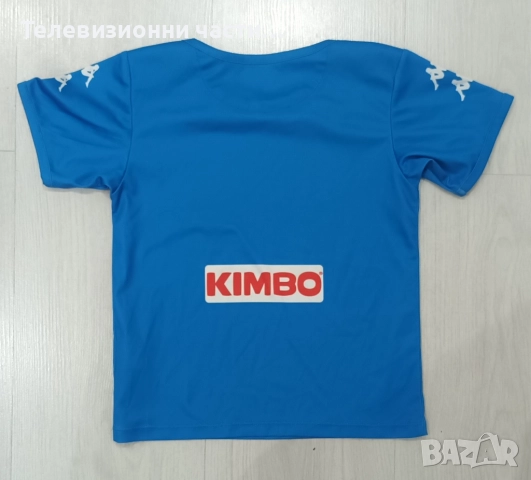 Бебешка футболна тениска Napoli Kappa Kimbo RN # 136820 домакински екип от сезон 2016/2017, снимка 5 - Детски тениски и потници - 52145827