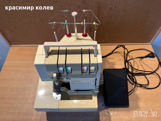 4 конечен оверлог "PFAFF Hobby Lock 787", снимка 3 - Шевни машини - 53265798