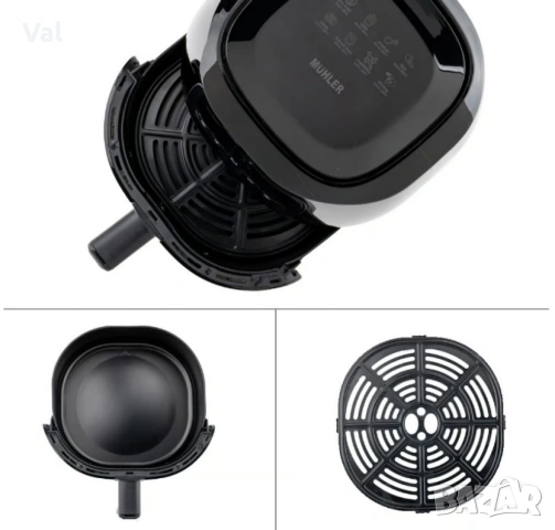 Фритюрник с горещ въздух MFX-415D, 4.2L, 1500W, дигитален, снимка 3 - Фритюрници - 53051632