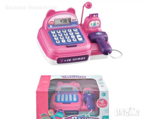 Детски касов апарат, снимка 4 - Играчки за стая - 52592333
