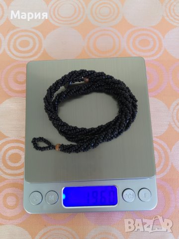 Колие за Висулка Декоративно Мъниста Гердан Черен цвят Бижу, снимка 5 - Колиета, медальони, синджири - 38235724
