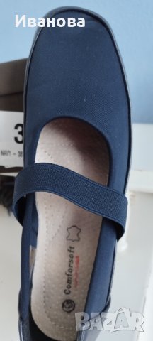 Нови Дамски обувки тъмносини ежедневни, снимка 1 - Дамски ежедневни обувки - 42139912