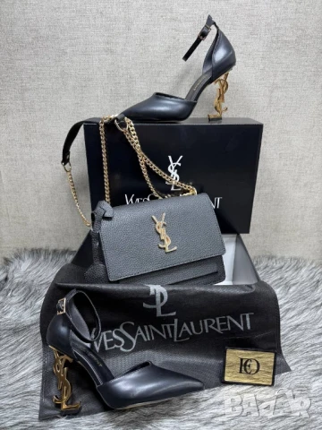 обувки на ток YSL saint laurent , снимка 7 - Дамски обувки на ток - 50641651