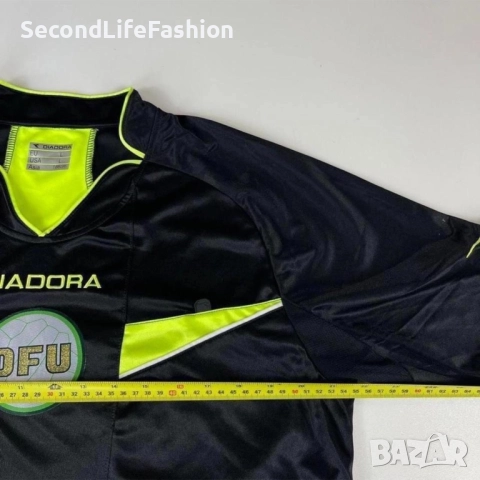 Футболна фланелка Diadora Dfu Denmark, размер за възрастни L., снимка 4 - Тениски - 52816469