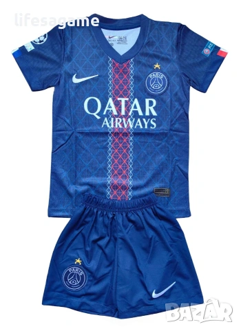 Детски футболен екип ПСЖ Баркола PSG Barcola, снимка 2 - Детски комплекти - 45428818