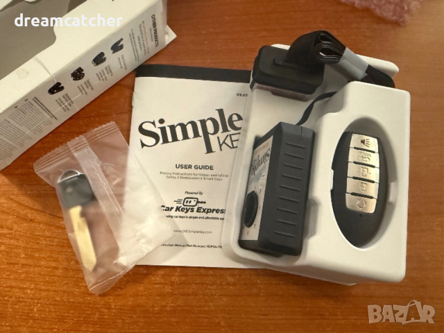 Дистaнционно програматор и авариен ключ за Nissan / Infiniti KEYLESS GO SMART КЛЮЧ NISSAN С 5 БУТOНА, снимка 5 - Части - 54140565