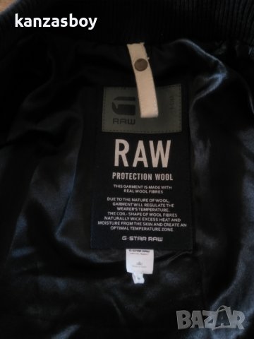 g-star baseball wool bomber protection wool - страхотно мъжко яке НОВО , снимка 10 - Якета - 38629776