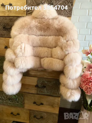 Палто естествен косъм*лисица , снимка 14 - Палта, манта - 47968109