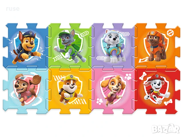 НОВИ! Пъзел постелка за игра Trefl – Peppa, Paw Patrol или Ариел, снимка 6 - Образователни игри - 50983513
