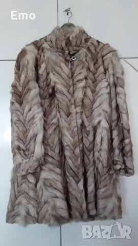 Палто от лисица - естествен косъм, снимка 1 - Палта, манта - 30883805