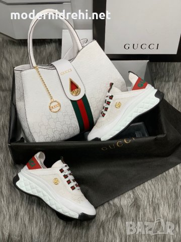 Дамски спортни обувки и чанта Gucci код 137, снимка 1 - Дамски ежедневни обувки - 33753734