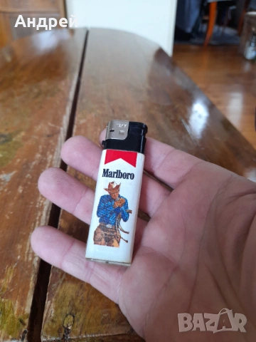 Стара запалка Marlboro #13, снимка 4 - Запалки - 54043833