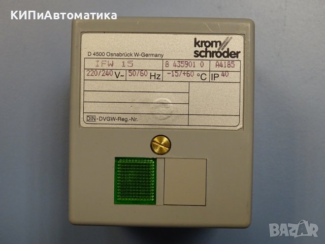 Контролер за газова горелка Kromschroder IFW-15 flame relay , снимка 5 - Резервни части за машини - 38989703