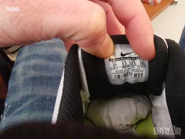 Nike backboard 2. unisex. Размер 38.5, стелка 24 см. естествена кожа. , снимка 6 - Маратонки - 44370531