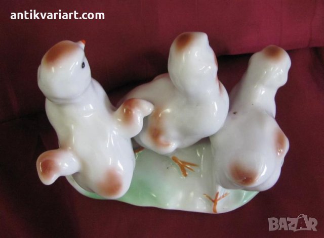 Винтич Порцеланова Фигурка Маркирана, снимка 5 - Антикварни и старинни предмети - 31663741