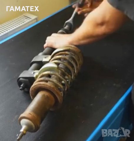 Комплект телескопични скоби за демонтиране на пружини MacPherson, 50074, снимка 3 - Куфари с инструменти - 35353858