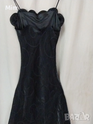 XS/S Черна,и бордо дълги рокли , снимка 2 - Рокли - 52339007