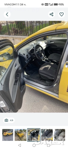 Шевтолет авео такси с газ 1.6 16 V, снимка 5 - Автомобили и джипове - 51976748