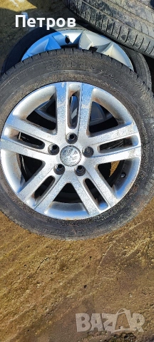 Джанта 16 цола с гума 205 55 16, снимка 2 - Гуми и джанти - 53354519
