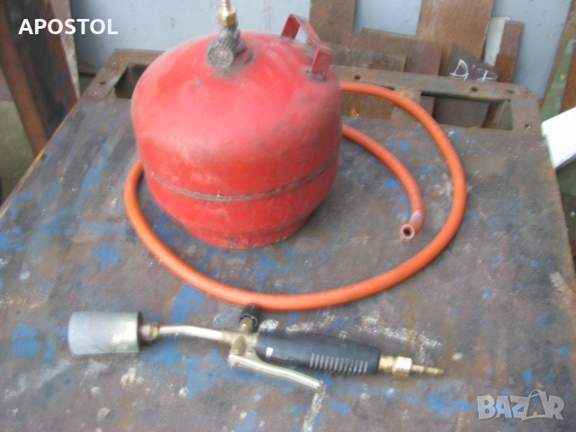 Газова бутилка в комплект с горелка, снимка 2 - Други инструменти - 52849940