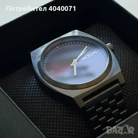 Nixon Time Teller A045-2947 All Gunmetal 37mm – нов, неносен, снимка 2 - Мъжки - 55850697